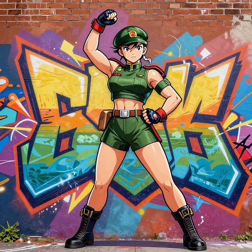 Cammy Street Art Victory Mural