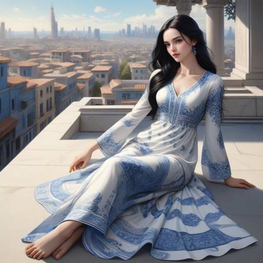 Elegant Portrait of a Joyful Woman Elegant Portrait of a Joyful Woman