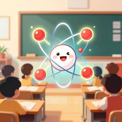 Happy Atoms Forming Covalent Bonds