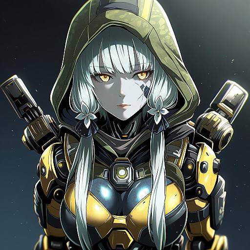 Illustration of Ash (titanfall 2), apex legends in the style of Tanashi (mk2)