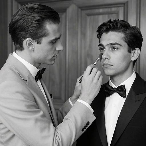Formal Men Portrait with Makeup Application