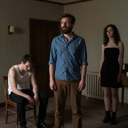 Captivating Moment in a Rustic Room