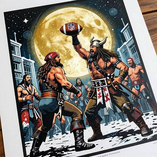 Space Pirate Vikings Wrestling Chaos