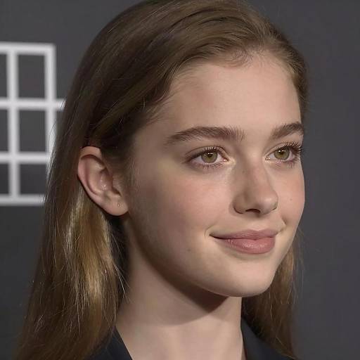 Close-Up Portrait of a Young Woman