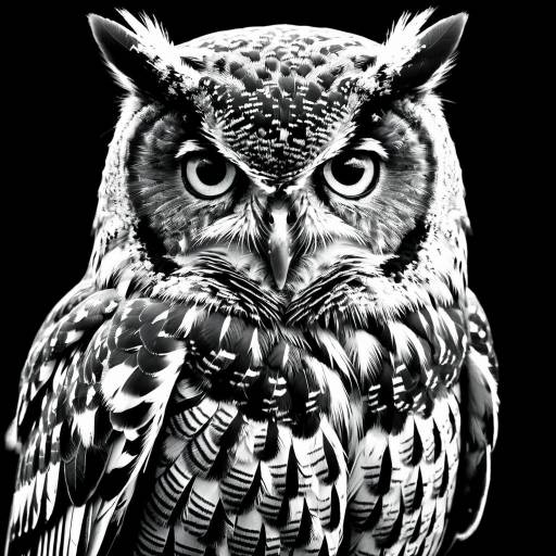 Colorful Glitch Art of a Serene Owl Colorful Glitch Art of a Serene Owl