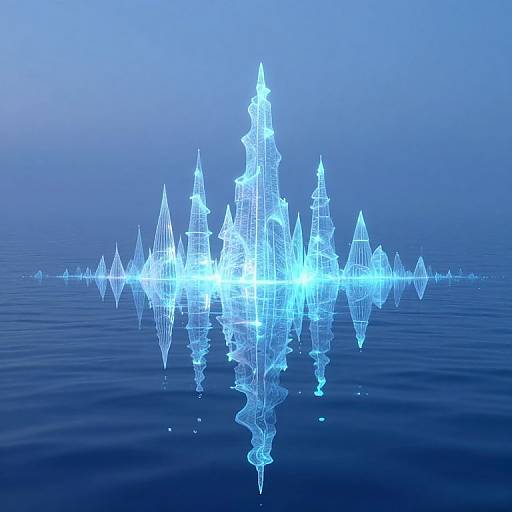 Ethereal Luminescent Ocean Symphony