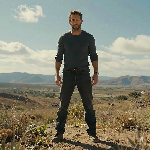 Surreal Nude Pose in Dreamscape