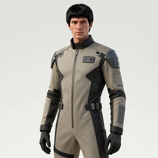 Retro-Futuristic Sci-Fi Portrait