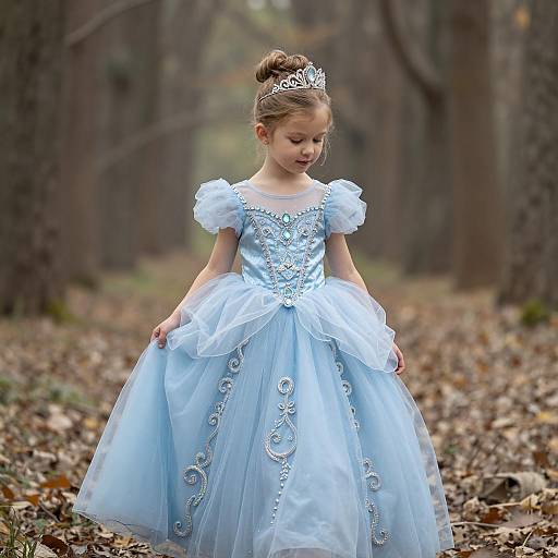 Whimsical Fairytale Portrait of Young Princess