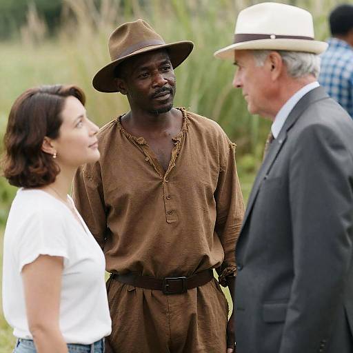 Outdoor Family Moment with Diverse Individuals