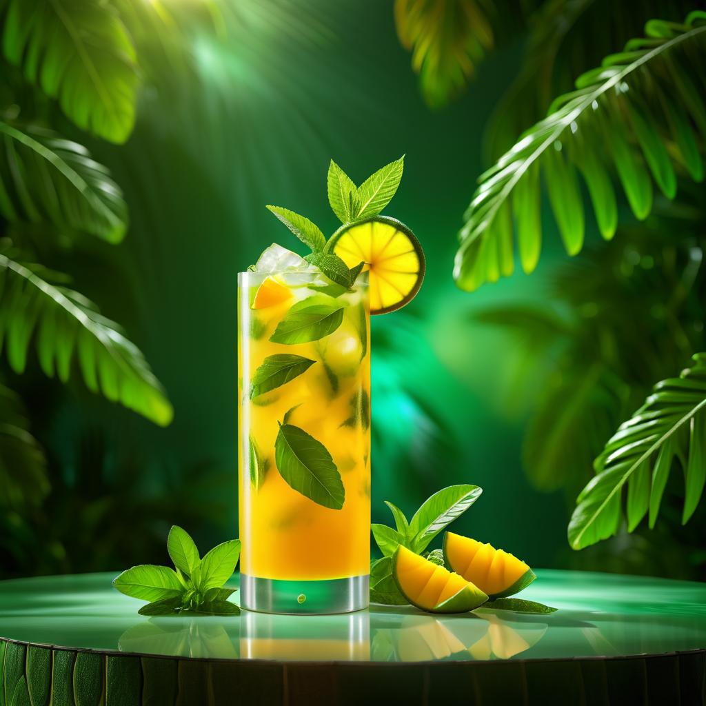 Tropical Mango Mojito Cocktail Delight