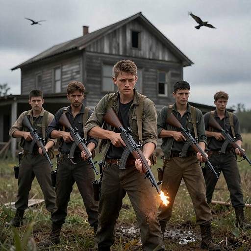 Intense Standoff with Armed Men