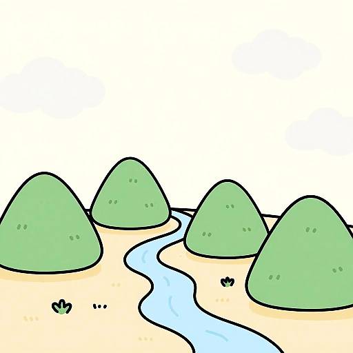 Minimalist Gentle Forest Clearing