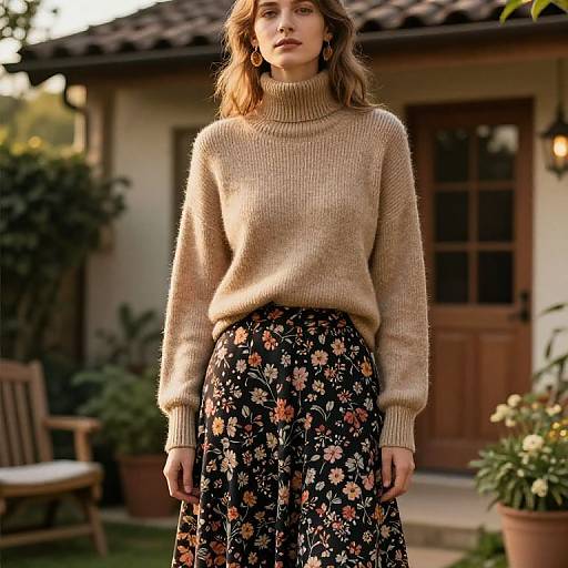 Earthy High-Neck Sweater OOTD