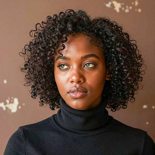 Elegant Portrait of a Black Woman