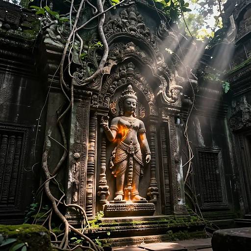 Ancient Bronking Artifact in Ruins