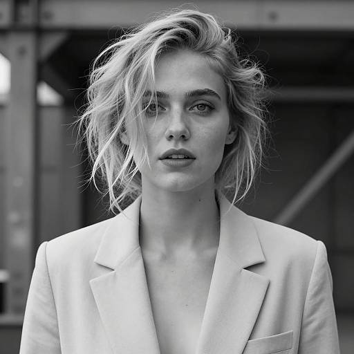 Monochrome Portrait of a Woman