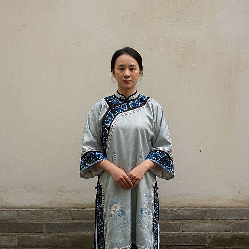 Woman in Traditional Chinese Dress