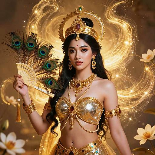 Ethereal Portrait of Oxum Goddess