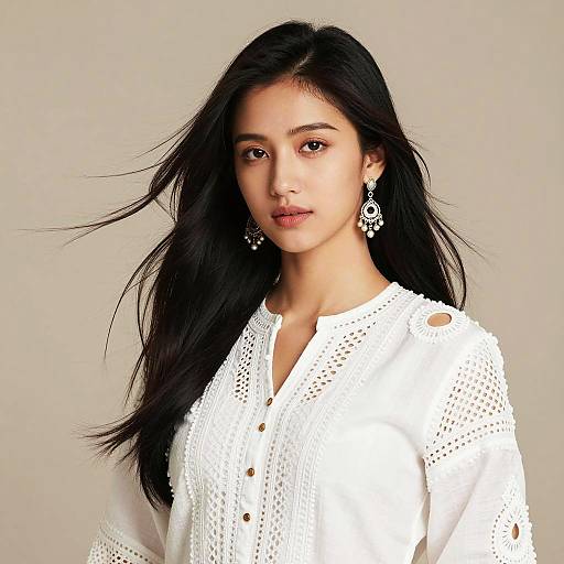 Elegant Portrait of a Young Woman