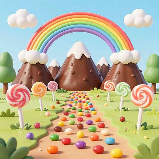 Whimsical Candy Land Adventure