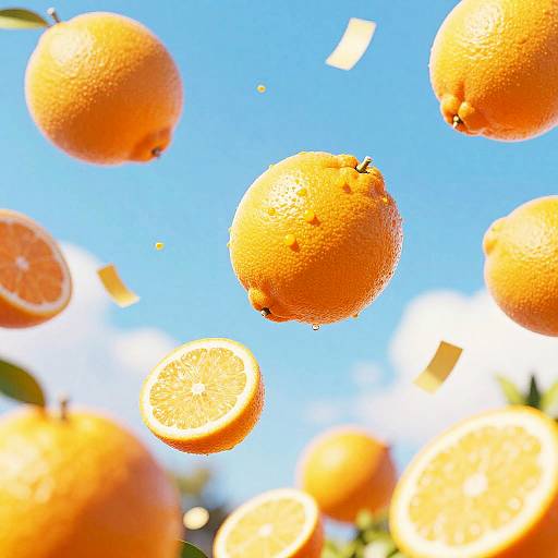 Vibrant Citrus Market Poster