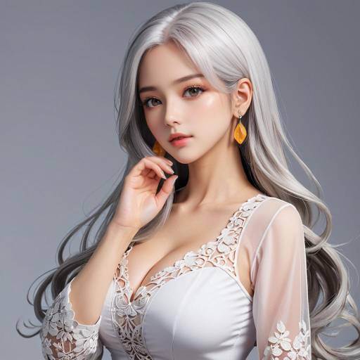 Elegant Solo Portrait of a Stylish Girl