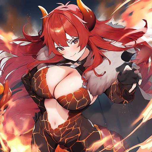 Illustration of Dola (nijisanji), nijisanji in the style of Itohana