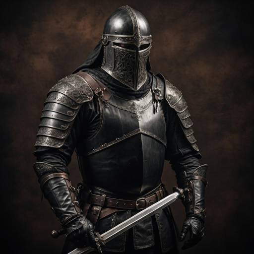 Mysterious Medieval Fantasy Warrior Portrait