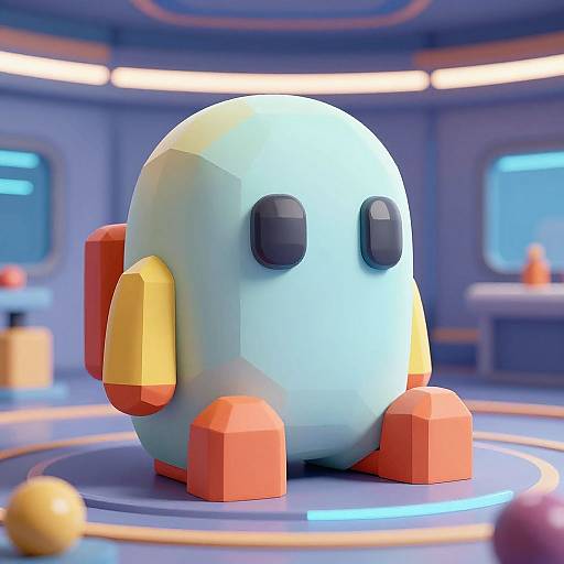 Playful Amongus Toes 3D Art