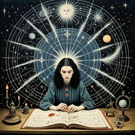 Surreal Magician Weaving Cosmic Threads