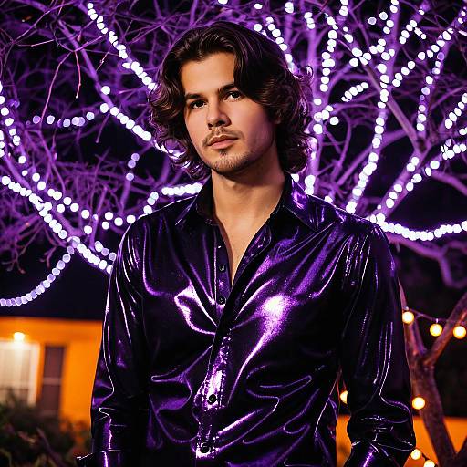 Stylish Disco Halloween Costume Photo