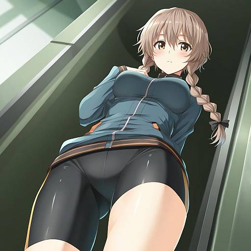 Illustration of Amane suzuha, steins;gate in the style of Kanaria hisagi