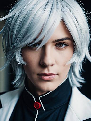 Anya Cosplay Close-Up Portrait