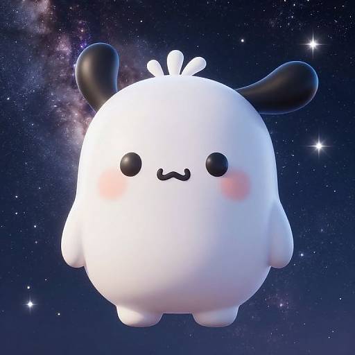 Kawaii Galaxy Sky 8K Artwork