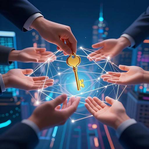 Lending Network with Golden Key