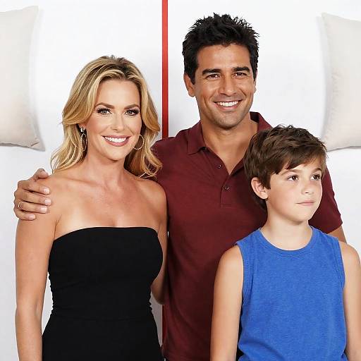 Family Portrait with Colorful Details