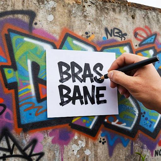 Photograph of a hand writing 