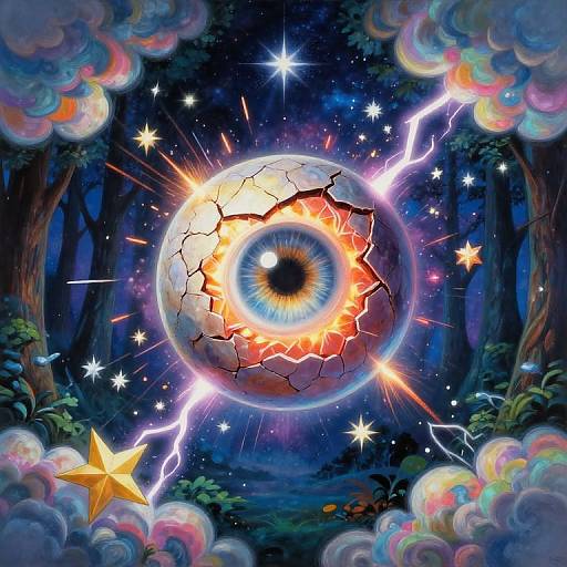 Ethereal Fantasy Scene with Magical Light