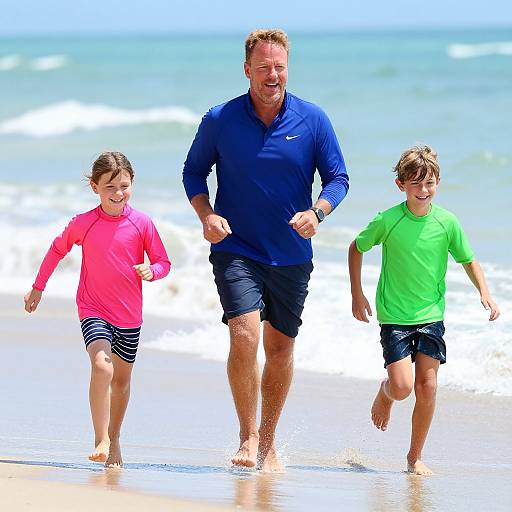 Piers Morgan Kids Beach Day Fun