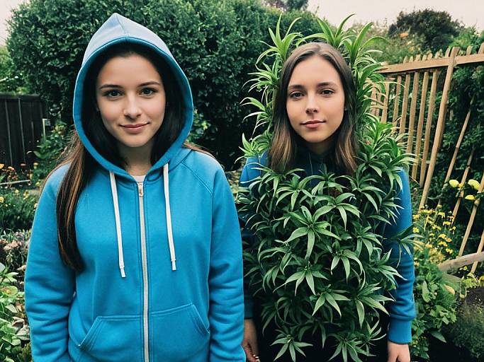 Adult Plant Costume Face Swap