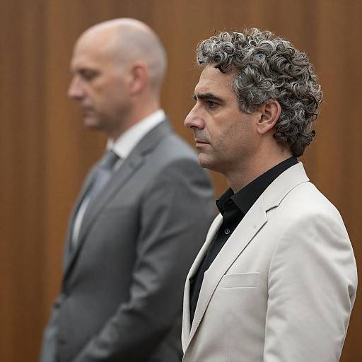 Courtroom Portrait of Two Men