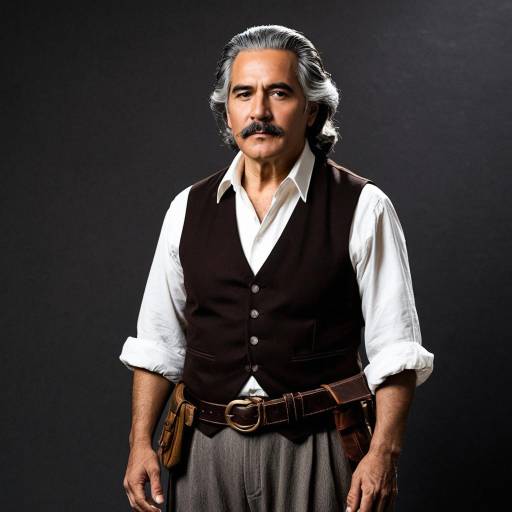 Distinguished Elder Male in Vintage Vest Costume