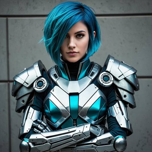 Futuristic Cyberpunk Cosplay Outfit Design