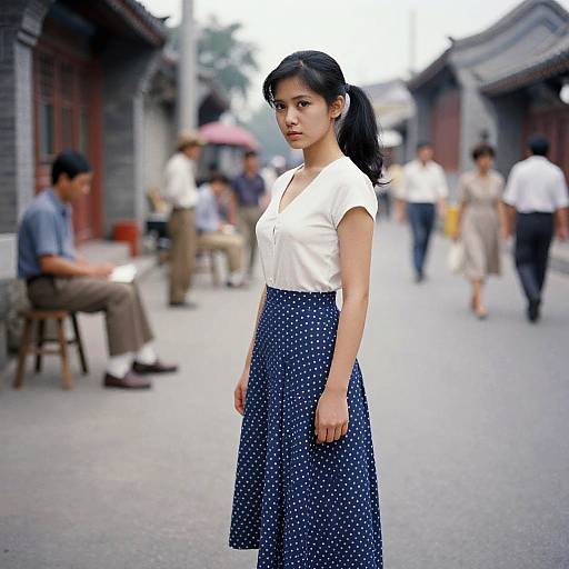 1980s Beijing Vintage Film Portrait