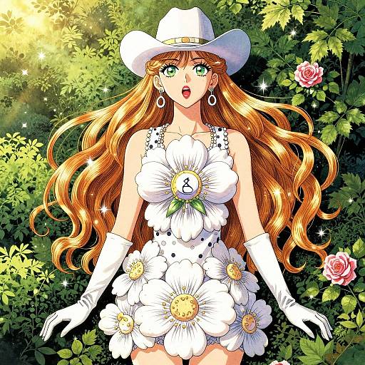 Fantasy Manga Mature Female Portrait