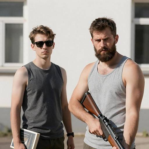 Contrasting Expressions in Outdoor Setting