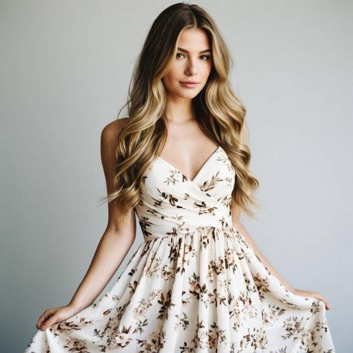 Elegant Flowing Bridal Shower Dress