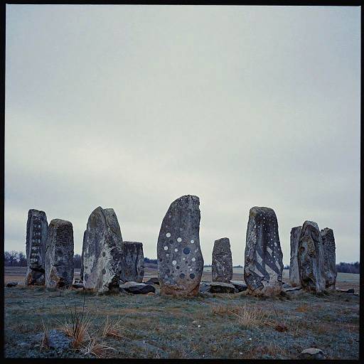 Photonegative Stone Circle Haute Couture