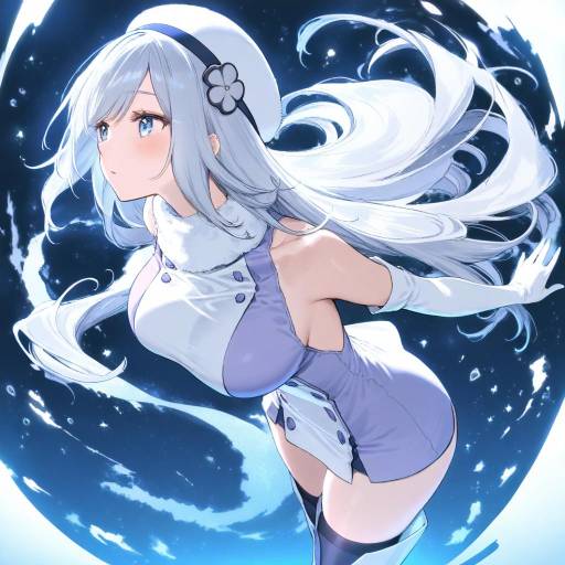 Illustration of Aila jyrkiainen, gundam in the style of Masuishi kinoto